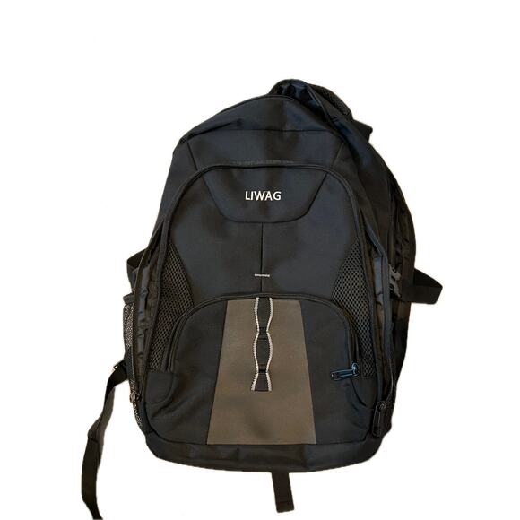 LIWAG Laptop Backpack Black 32L TSA Friendly Backpack - Picture 1 of 6
